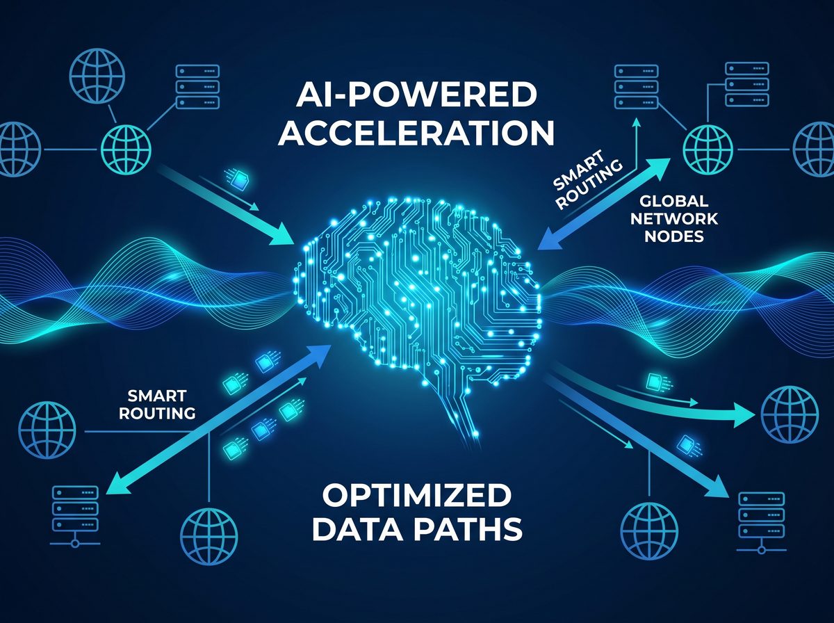 加速器读音AI智能路由技术